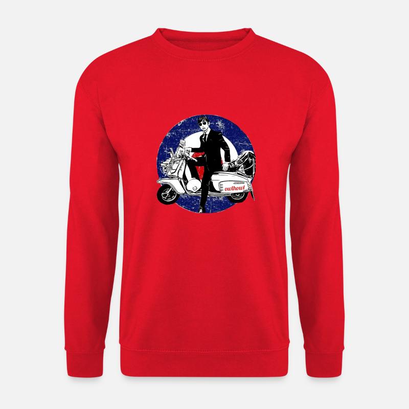 Roller Mod British - Unisex Sweatshirt - red