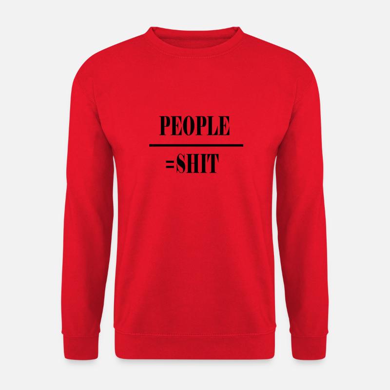 people shit - Unisex Pullover - Rot