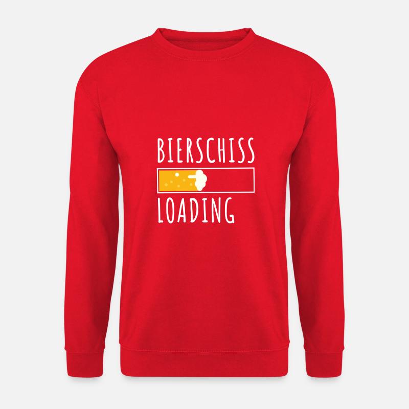 Bierschiss loading - Unisex Pullover - Rot