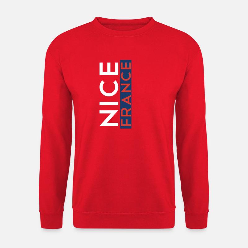 Nizza Frankreich Nice France - Unisex Pullover - Rot