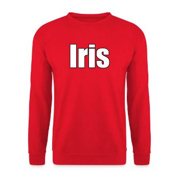 Iris - Unisex Pullover - Rot - Vorne - Alina (178cm) & Michal (187cm)
