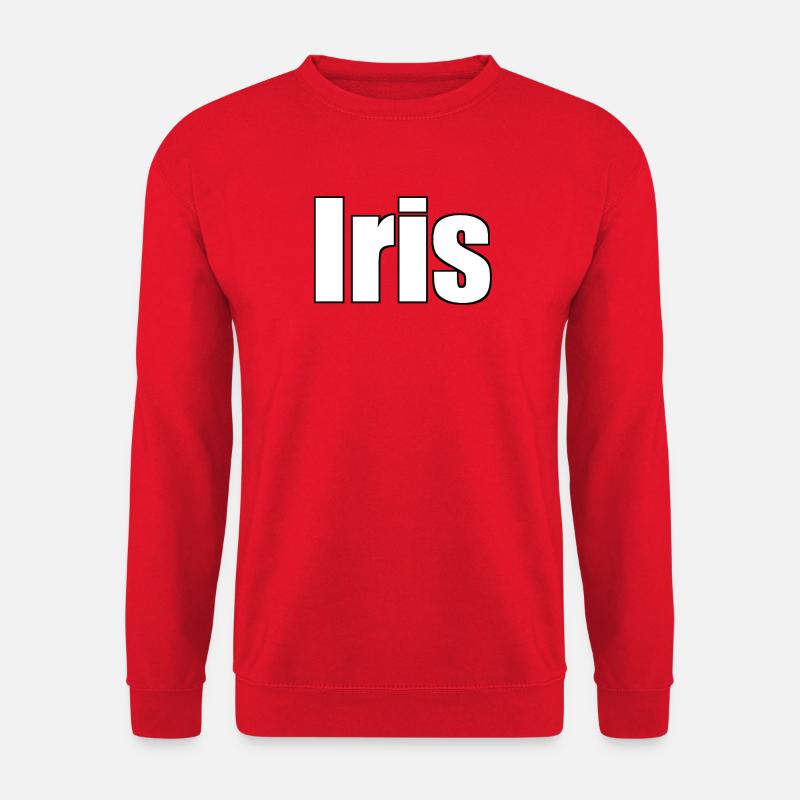 Iris - Sweat-shirt Unisexe - rouge