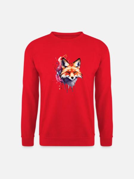 Niedlicher Fuchs - Unisex Pullover - Rot