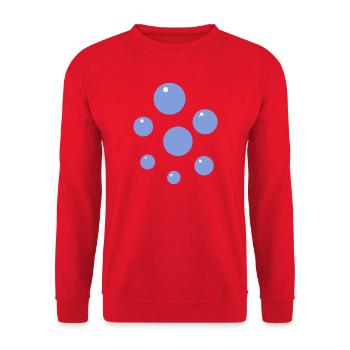 Bubble - Unisex Sweatshirt - red - Front - Alina (178cm) & Michal (187cm)