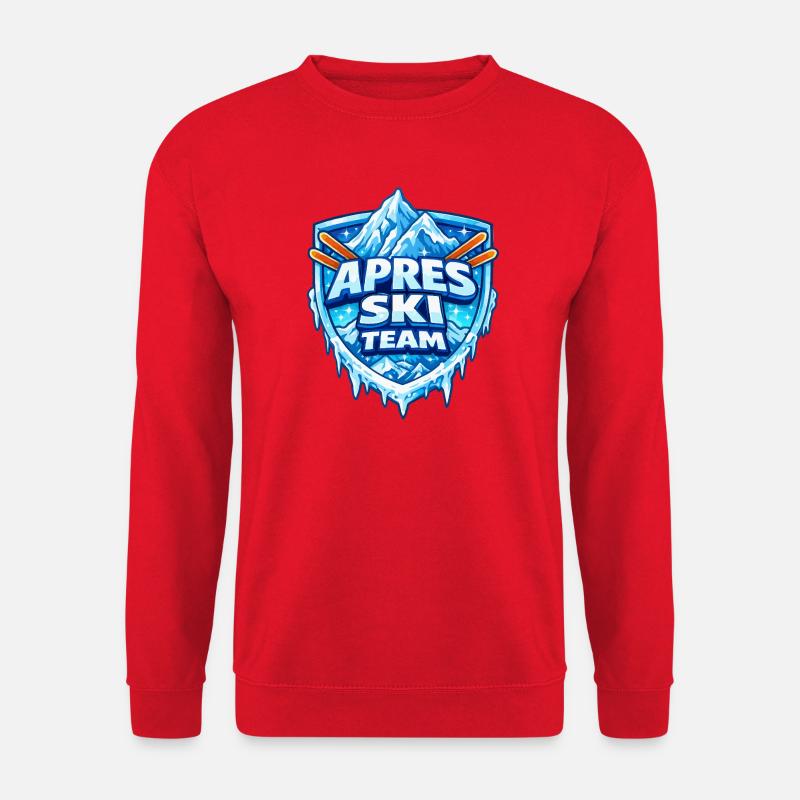wappen-apres-ski - Unisex Pullover - Rot