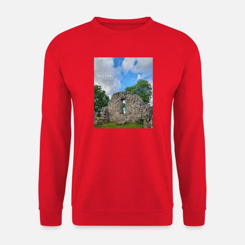 Glauben Sie - Unisex Pullover - Rot