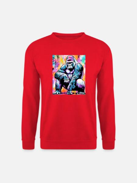 gorilla - Unisex Sweatshirt - red