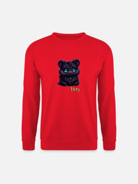 Gotischer Samthamster - Unisex Pullover - Rot