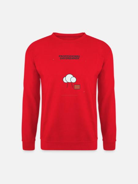 Berufsträumerei im Wolkenwald - Unisex Pullover - Rot