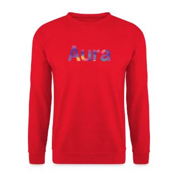 Aura - Unisex Sweatshirt - red - Front - Alina (178cm) & Michal (187cm)