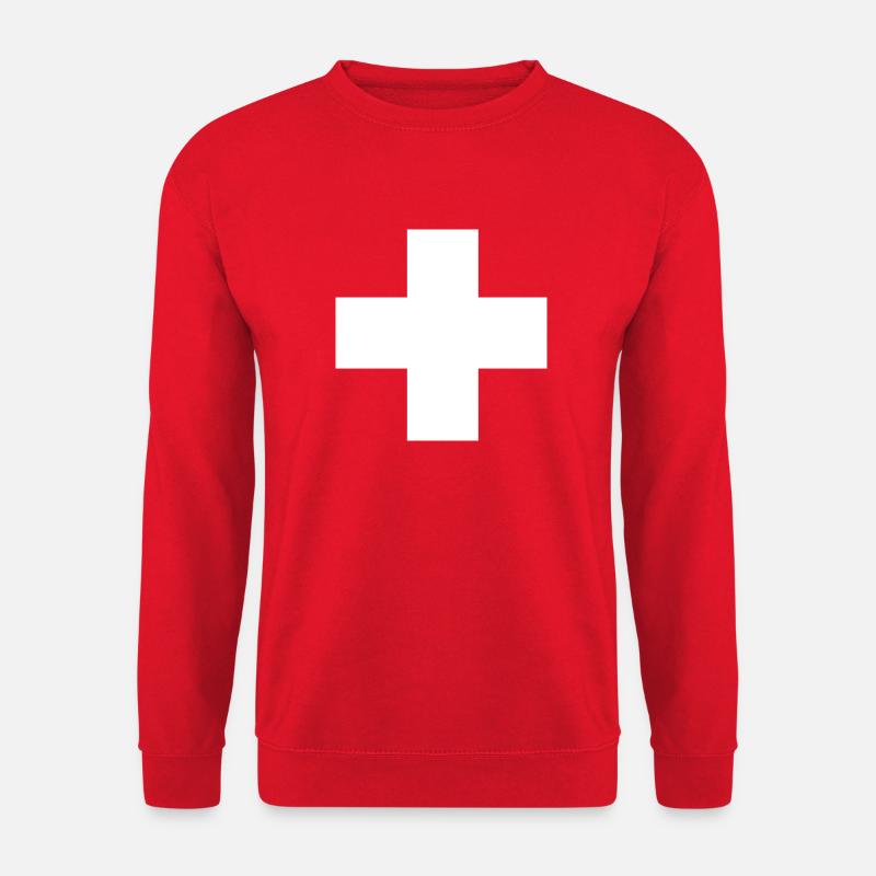 Schweiz - Unisex Pullover - Rot