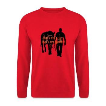 its_not_a_toy - Unisex Pullover - Rot - Vorne - Alina (178cm) & Michal (187cm)