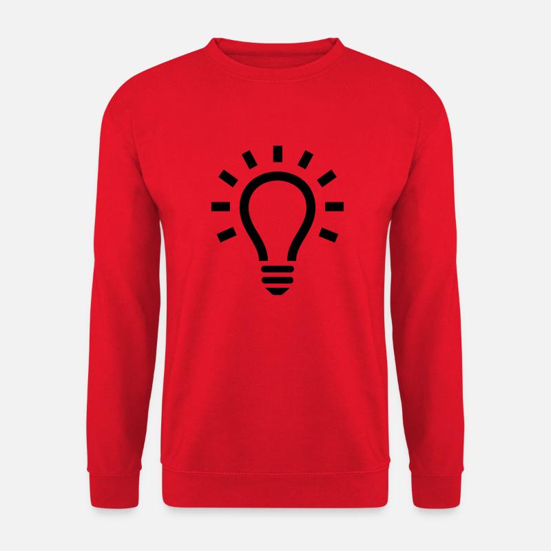 bulb - Unisex Sweatshirt - red