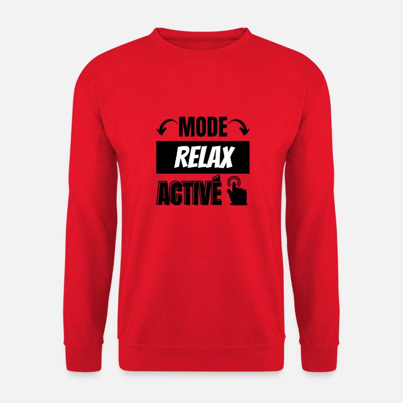 mode relax - Sweat-shirt Unisexe - rouge