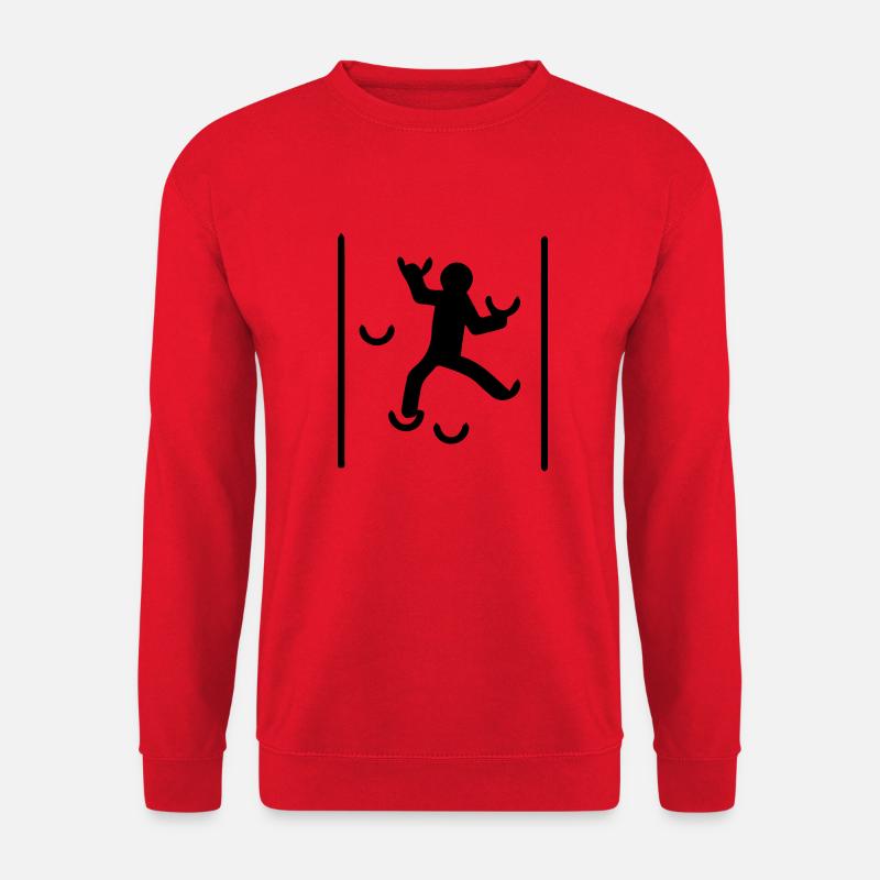 Bouldering Climbing Climbing - Unisex Sweatshirt - red