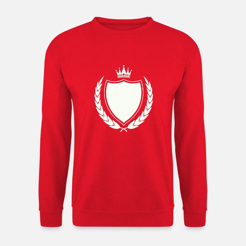 wappen krone - Unisex Pullover - Rot