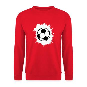 Blobs de football - Sweat-shirt Unisexe - rouge - Devant - Alina (178cm) & Michal (187cm)