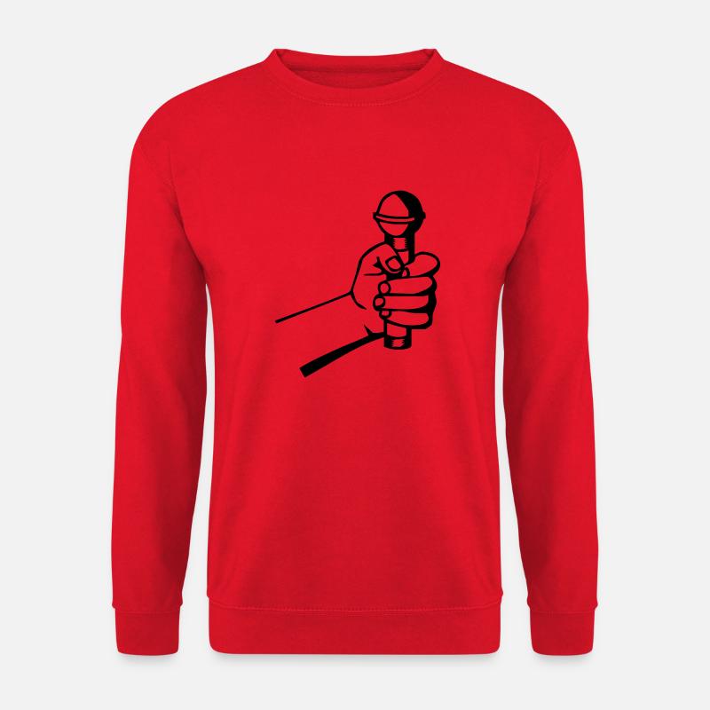 Micro Hand - Unisex Pullover - Rot