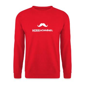 Herr schnösel - Unisex Pullover - Rot - Vorne - Alina (178cm) & Michal (187cm)
