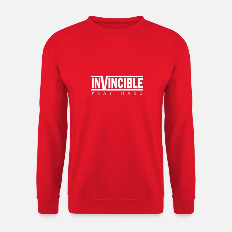 INVINCIBLE - Unisex Sweatshirt - red
