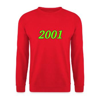 2001 - Unisex Pullover - Rot - Vorne - Alina (178cm) & Michal (187cm)