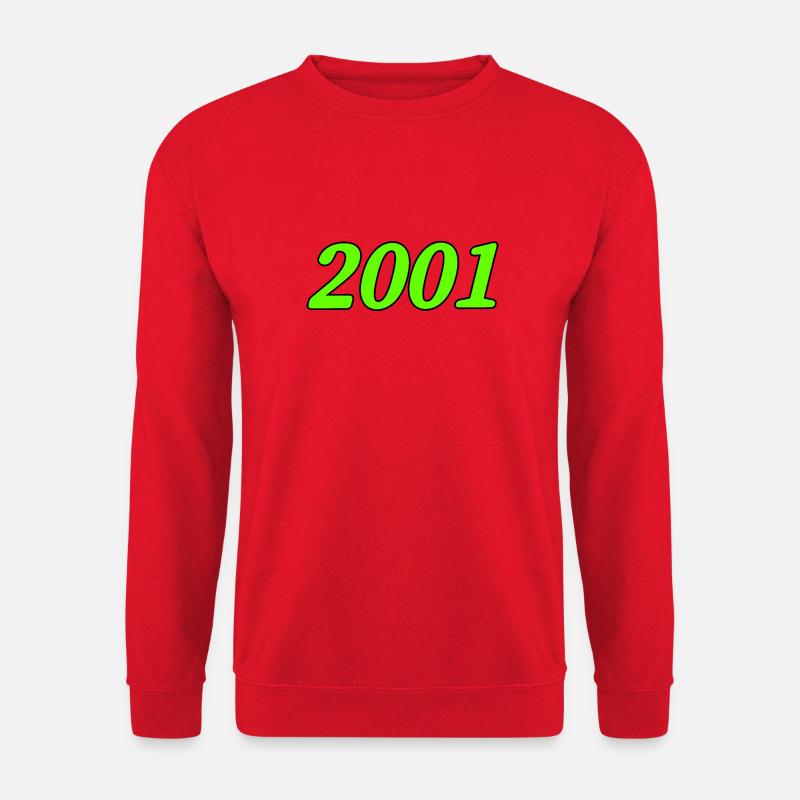 2001 - Unisex Pullover - Rot