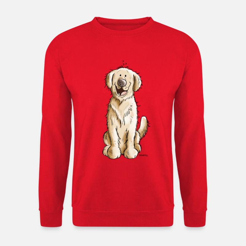 Goldiger Golden Retriever - Unisex Pullover - Rot