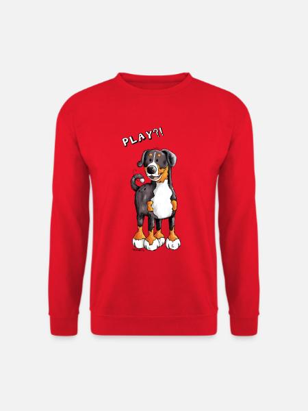 Appenzeller Sennenhund Play - Unisex Pullover - Rot