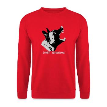 Wachhund Malinois Schaeferhund Hundesport - Unisex Pullover - Rot - Vorne - Alina (178cm) & Michal (187cm)