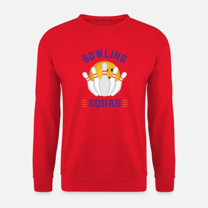 Bowling Squad - Unisex Sweatshirt - red