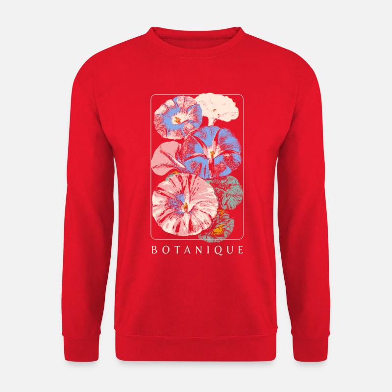 Botanique Floral Study Pastel - Unisex Sweatshirt - red