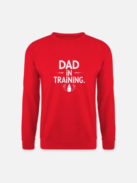 DAD IN TRAINING - Unisex Pullover - Rot
