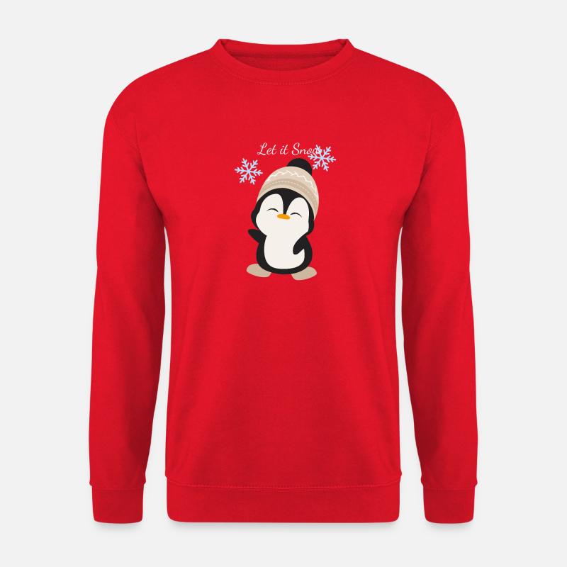 Pengu Winter Magic - Unisex Sweatshirt - red