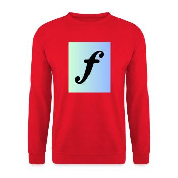 Forte - Musique de fond Sign On - Sweat-shirt Unisexe - rouge - Devant - Alina (178cm) & Michal (187cm)