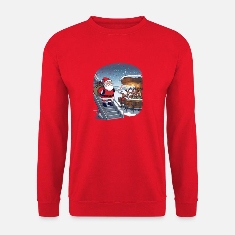 Reindeer out - Unisex Sweatshirt - red
