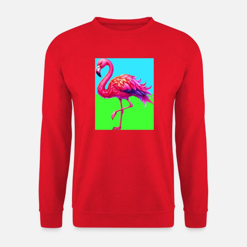 Flamingo - Unisex Pullover - Rot