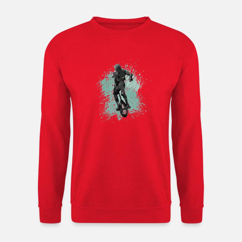Kunstrad, Kunstradfahren, Hallenradsport - Unisex Pullover - Rot
