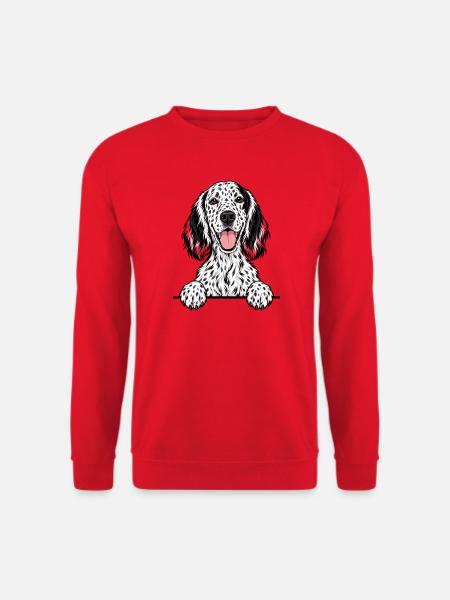 Englischer Setter - Unisex Pullover - Rot