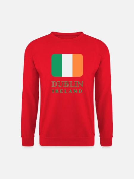 Dublin Flag City Pride - Unisex Pullover - Rot