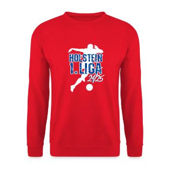 Holstein, my city! - Unisex Sweatshirt - red - Front - Alina (178cm) & Michal (187cm)