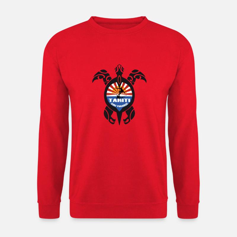 tahiti turtle - Unisex Pullover - Rot