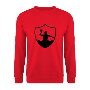 water polo sport design - Unisex Pullover - Rot - Vorne - Alina (178cm) & Michal (187cm)