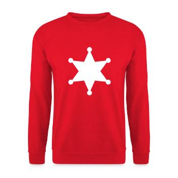 T-Shirt - Unisex Pullover - Rot - Vorne - Alina (178cm) & Michal (187cm)