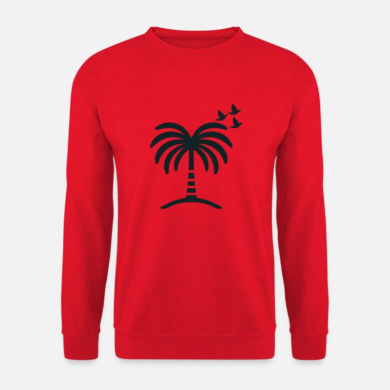 Palme - Unisex Pullover - Rot