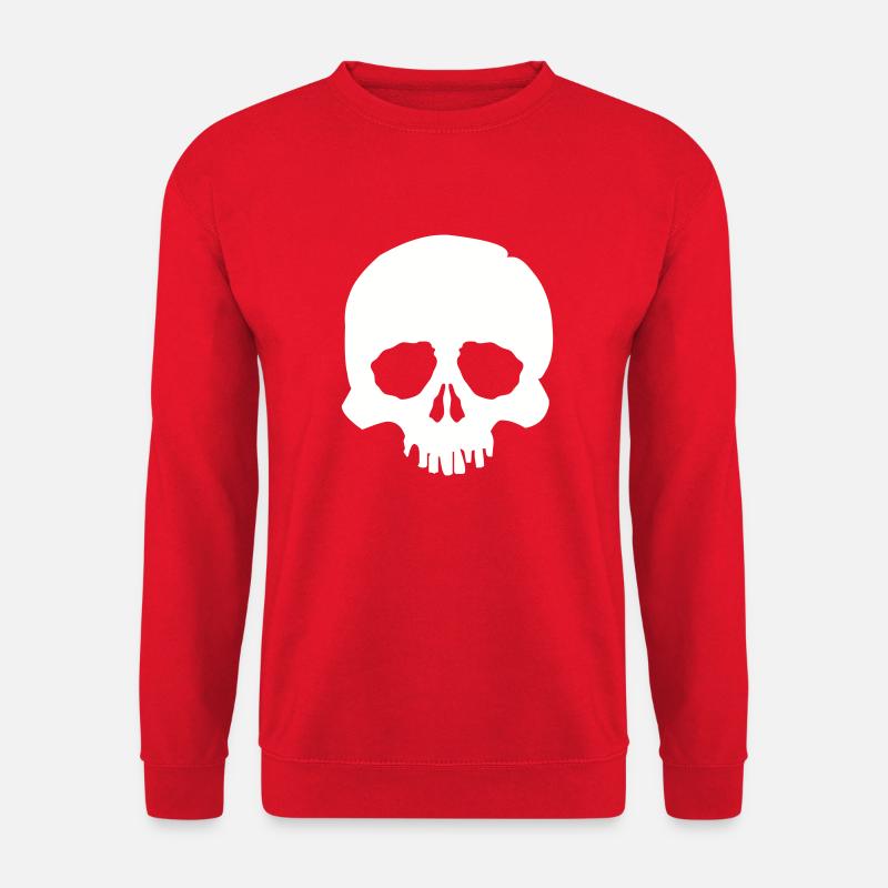 Skull - Unisex Sweatshirt - red