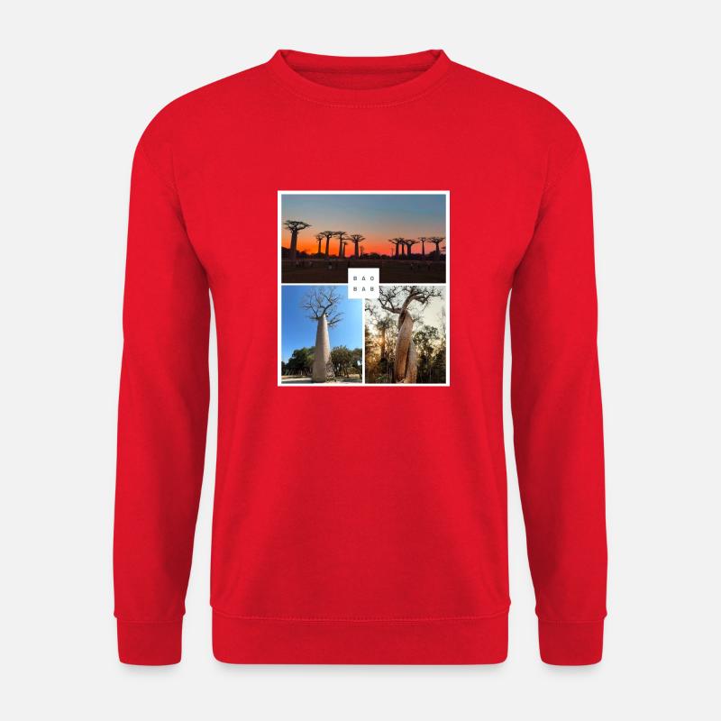 Baobab from Madagascar - Unisex Sweatshirt - red