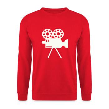 Camera Icon Film - Unisex Sweatshirt - red - Front - Alina (178cm) & Michal (187cm)