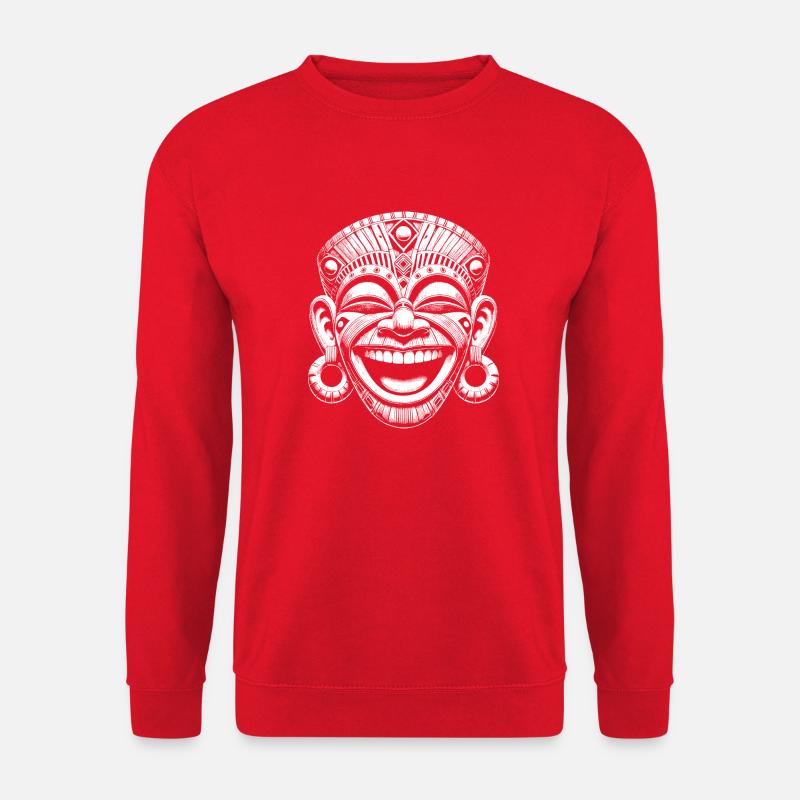 Mask - Unisex Sweatshirt - red