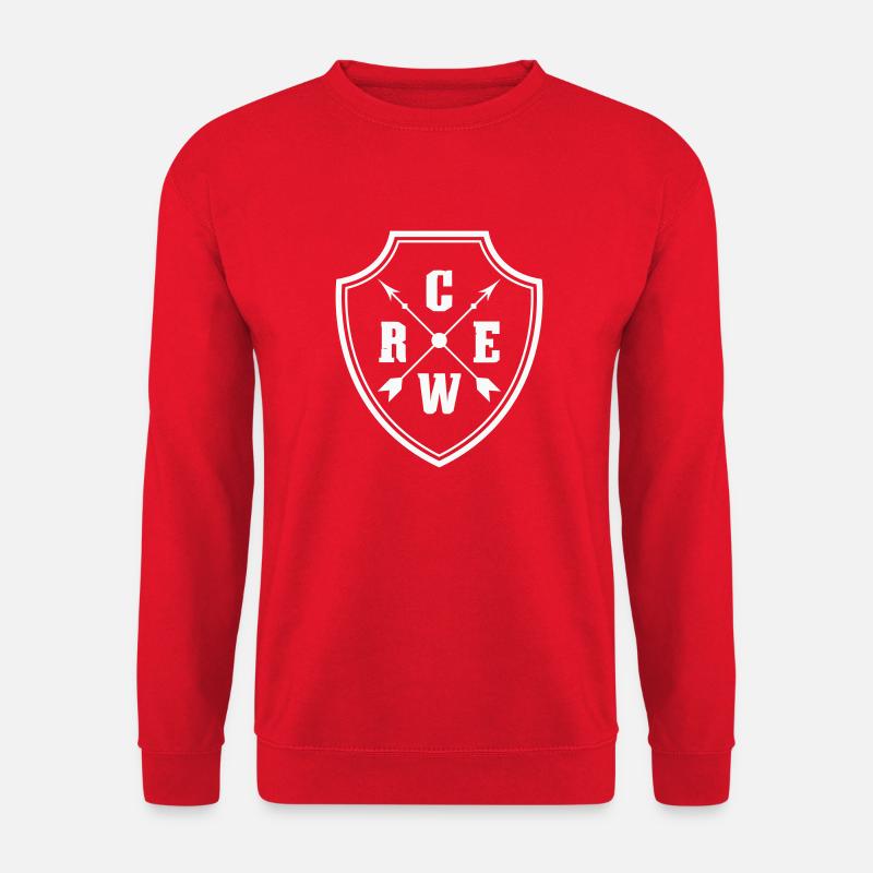 Crew Crest - Unisex Sweatshirt - red