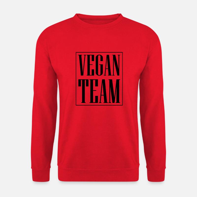 Vegan Team - Unisex Pullover - Rot